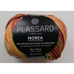 Plassard - Norea - Bomuld/Viscose garn - Gylden (54) - 50g