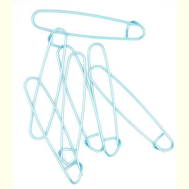 Maskeholder i metal - 11,5cm - "Turkis"