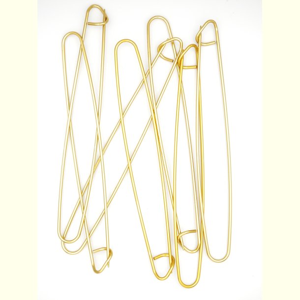 Maskeholder i metal - 20cm - "Guld"