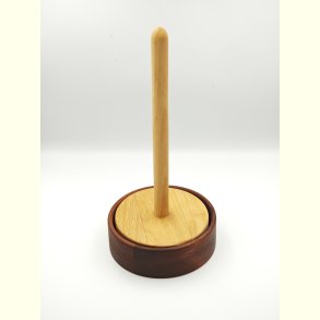 Garnholder - Tr� m/m�rk bund - Enkelt