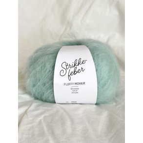 Strikkefeber - Fluffy Mohair - Mohair/uld garn - Isbr 409 - 50g