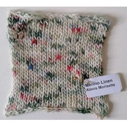 Cowgirl Blues - Merino Linen Gradient - Merinould og hrgarn - "Isn't it Ironic" - 100g