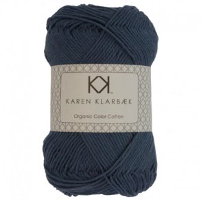Karen Klarbk - 8/4 kologisk bomuldsgarn - Jeans Blue 0024 - 50g