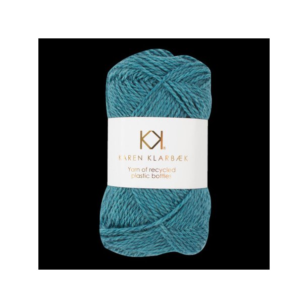 Karen Klarbk - Recycled Bottle Yarn - polyester garn - Jeans Blue 3007 - 50g