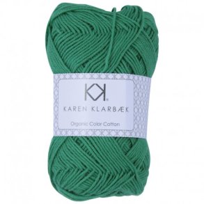 Karen Klarbk - 8/4 kologisk bomuldsgarn - Jolly Green 0053 - 50g