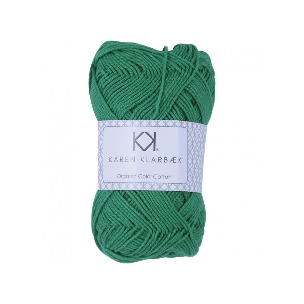 Karen Klarbk - 8/4 kologisk bomuldsgarn - Jolly Green 0053 - 50g