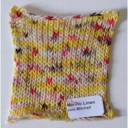 Cowgirl Blues - Merino Linen Gradient - Merinould og hrgarn - "Big Yellow Taxi" - 100g