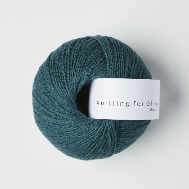 Knitting for Olive - Merino (RWS) - Petroleumsgrn - 50g