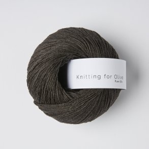 Knitting for Olive - Pure Silk - Brun Bjrn - 50g