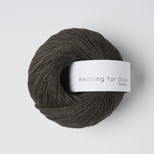 Knitting for Olive - Pure Silk - Brun Bjrn - 50g