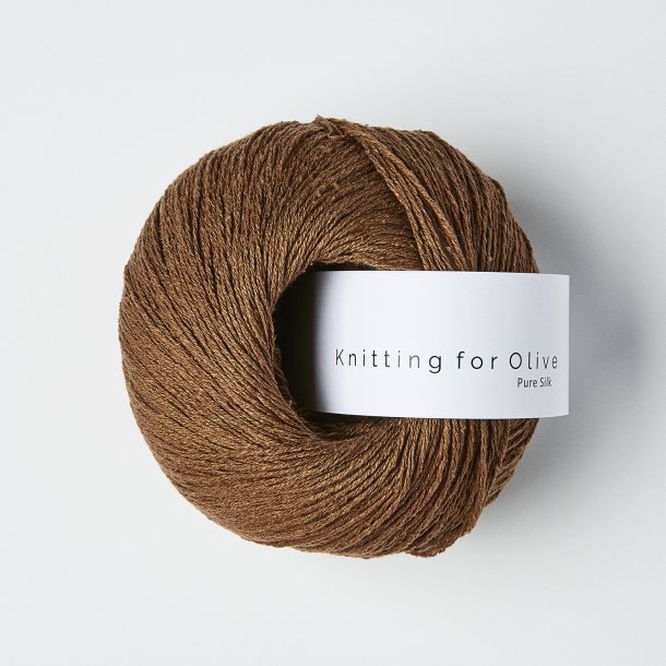 Knitting for Olive - Pure Silk - Mrk Cognac - 50g