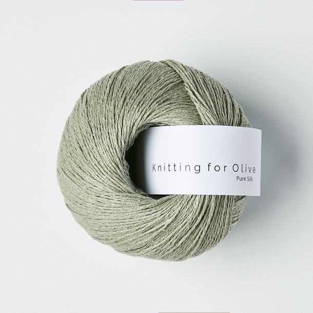 Knitting for Olive - Pure Silk - Stvet Artiskok - 50g