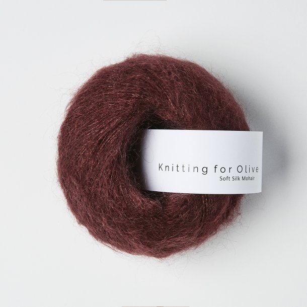 Knitting for Olive - Soft Silk Mohair (RMS) - Bordeaux - 25g