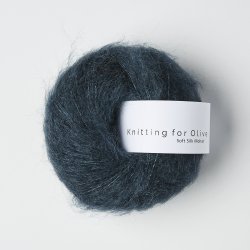 Knitting for Olive - Soft Silk Mohair (RMS) - Dyb Petroleumsbl - 25g