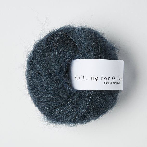 Knitting for Olive - Soft Silk Mohair (RMS) - Dyb Petroleumsbl - 25g