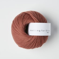 Knitting for Olive - Merino (RWS) - Blommerosa - 50g