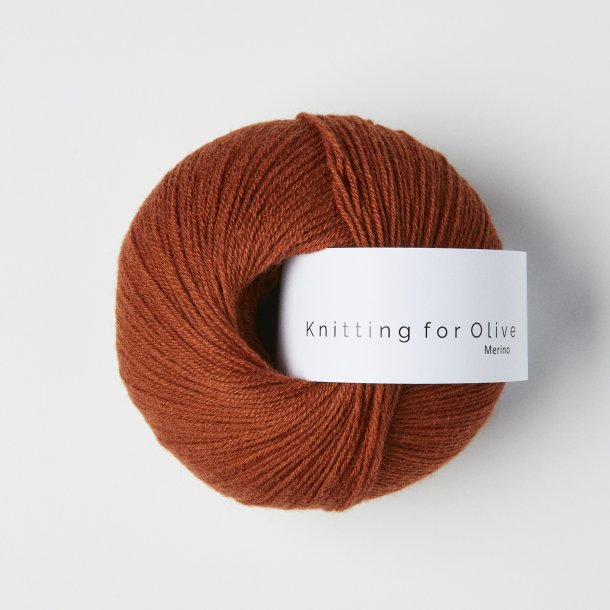 Knitting for Olive - Merino (RWS) - Rust - 50g