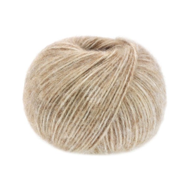 Lana Grossa - Natural Alpaka Pelo - bomuld/alpaca/merino uldgarn - Kamel/Beige (0007) - 50g