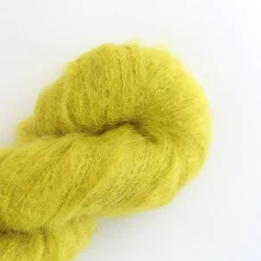 Cowgirlblues - Fluffy Mohair garn Solids - Karoo Gold - 100g