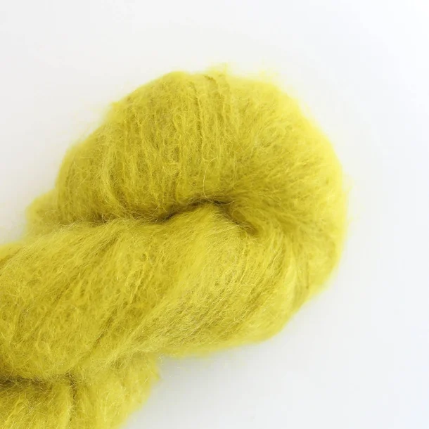 Cowgirlblues - Fluffy Mohair garn Solids - Karoo Gold - 100g