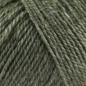 Onion Garn - No.3 Organic Wool + Nettles - uld/nldefiber garn - Khaki 1124 - 50g