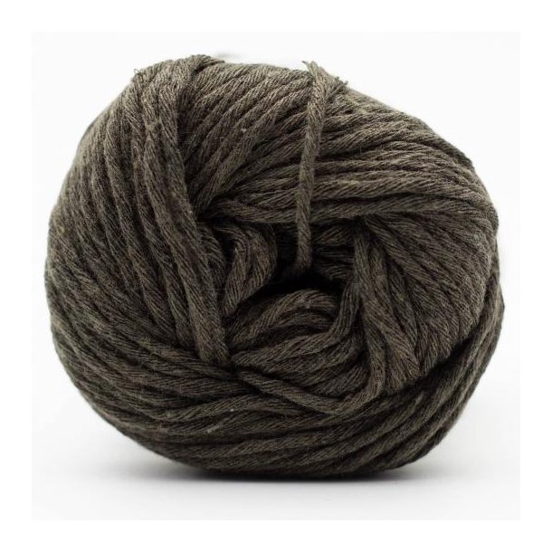 *Kremke Soul Wool - Karma Cotton - Recycled bomuldsgarn - Khaki (11) - 50g