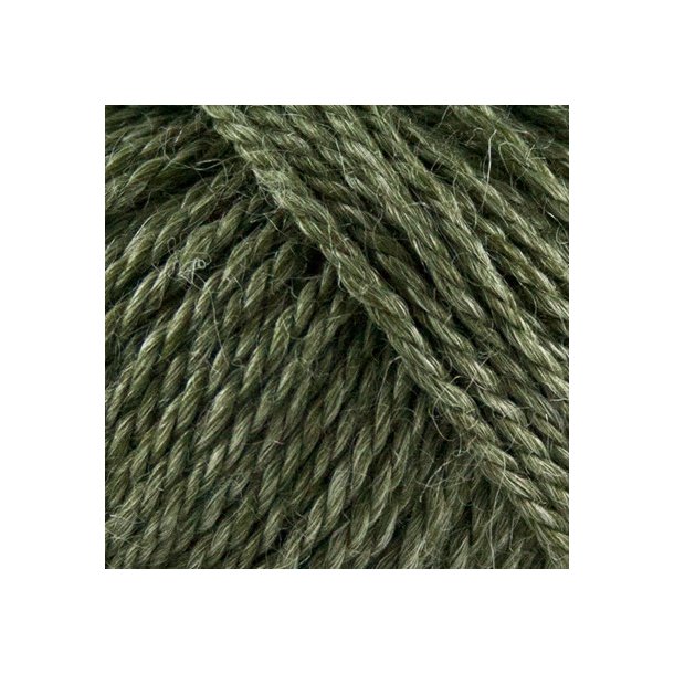 Onion Garn - No.6 Organic Wool + Nettles - uld/nldefiber garn - Khaki 633 - 50g