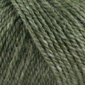 Onion Garn - No.4 Organic Wool + Nettles - uld/nldefiber garn - Khaki 833 - 50g