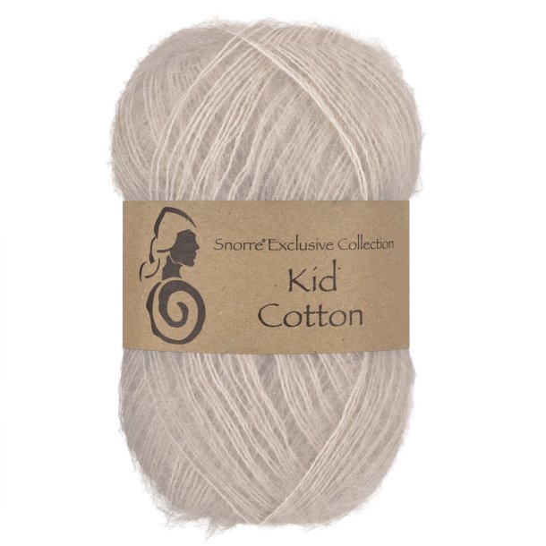Viking Garn - Kid Cotton - Mohair og bomuldsgarn - Marcipan 704 - 25g
