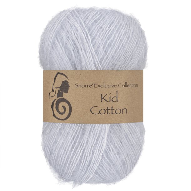 Viking Garn - Kid Cotton - Mohair og bomuldsgarn - Lys bl� 720 - 25g
