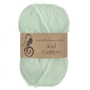 Viking Garn - Kid Cotton - Mohair og bomuldsgarn - Pistacie 730 - 25g