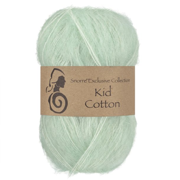Viking Garn - Kid Cotton - Mohair og bomuldsgarn - Pistacie 730 - 25g