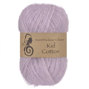 Viking Garn - Kid Cotton - Mohair og bomuldsgarn - Lys lilla 767 - 25g