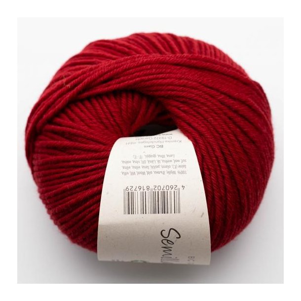 BC Garn - Semilla Grosso  GOTS - uldgarn - Kirsebr Rd (012) - 50g