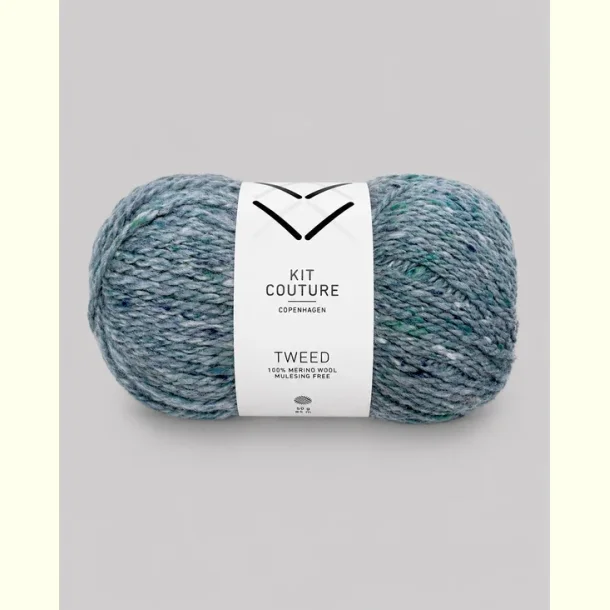 Kit Couture - Tweed - Merinould garn - Aqua 519 - 50g