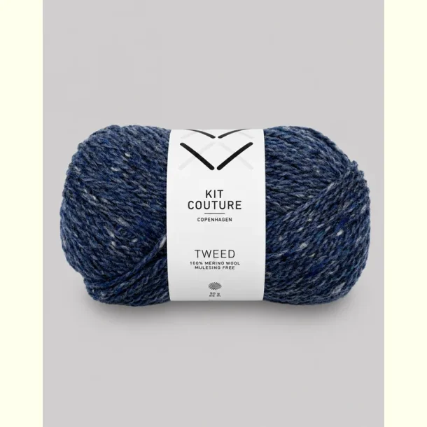 Kit Couture - Tweed - Merinould garn - Jeansbl� 515 - 50g