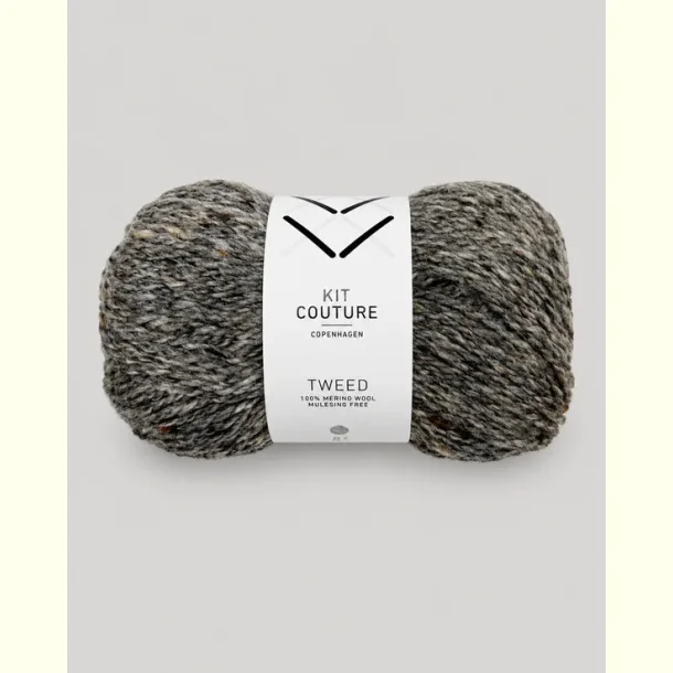 Kit Couture - Tweed - Merinould garn - Granit 521 - 50g