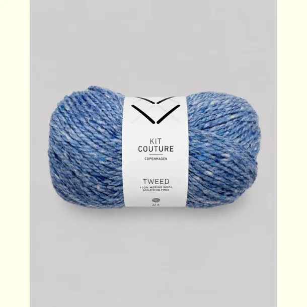 Kit Couture - Tweed - Merinould garn - Lysebl� 548 - 50g