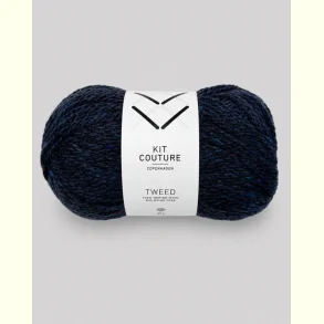 Kit Couture - Tweed - Merinould garn - Midnatsbl� 514 - 50g