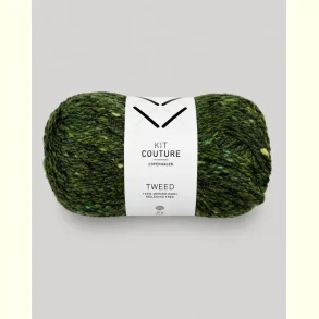 Kit Couture - Tweed - Merinould garn - Mosgr�n 525 - 50g