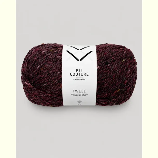 Kit Couture - Tweed - Merinould garn - Blomme 516 - 50g
