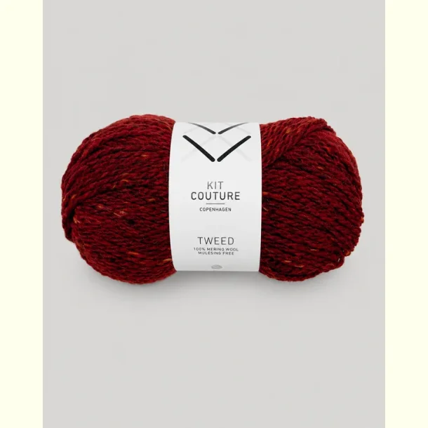 Kit Couture - Tweed - Merinould garn - Rubinr�d 503 - 50g