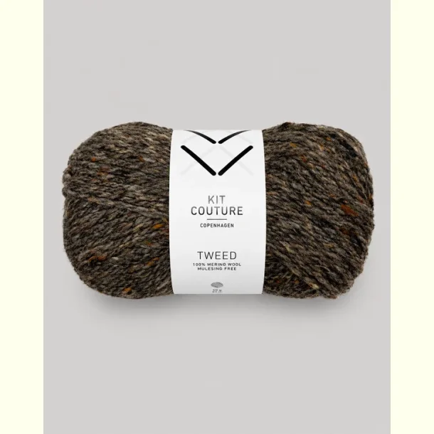 Kit Couture - Tweed - Merinould garn - Muldvarp 510 - 50g
