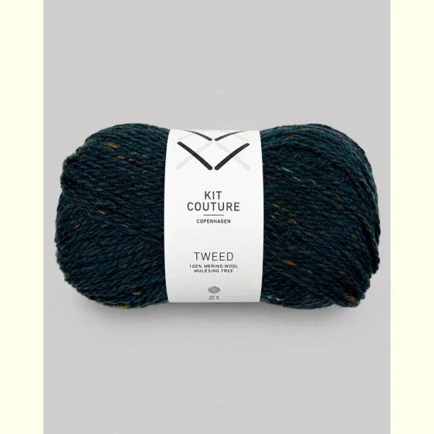 Kit Couture - Tweed - Merinould garn - Petroleum 612 - 50g
