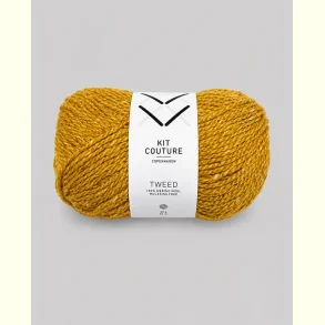 Kit Couture - Tweed - Merinould garn - Gurkemeje 534 - 50g