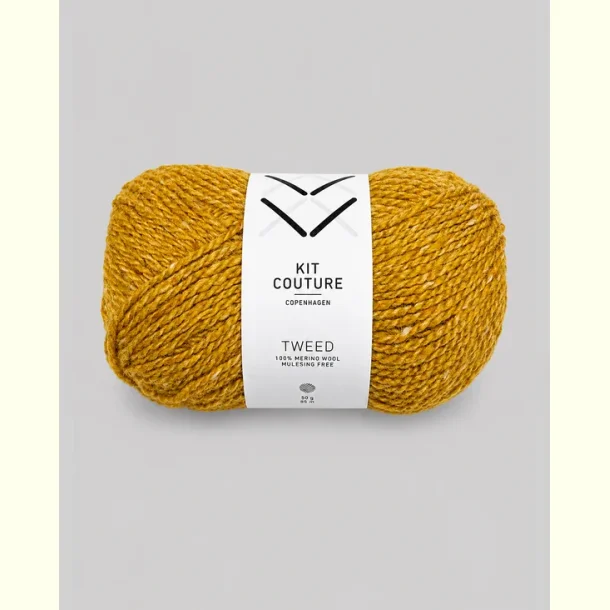 Kit Couture - Tweed - Merinould garn - Gurkemeje 534 - 50g