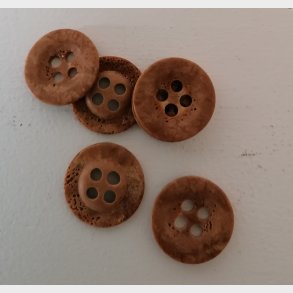 Knap 4-hul i tr - 20mm