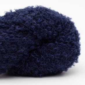 Kremke Soul Wool - Alpaka Bouclé uldgarn - Navy (10125) - 50g