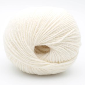 Kremke Soul Wool - The Merry Merino 140 uldgarn GOTS - Wool White 01 - 50g