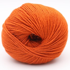 Kremke Soul Wool - The Merry Merino 140 uldgarn GOTS - Pumpkin 08 - 50g